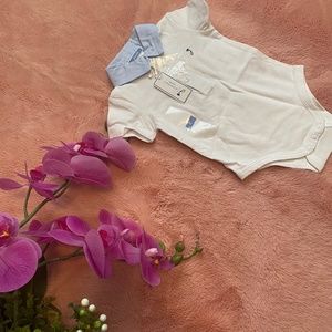 BNWT Jacadi Baby Bodysuit Polo 🌟HOST PICK🌟